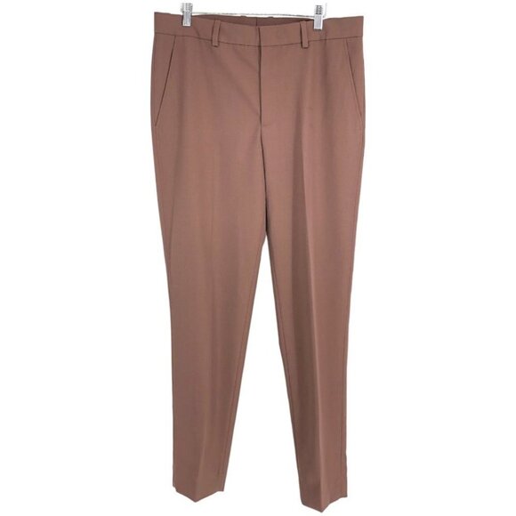 COS light mauve straight leg tapered  dress pants / slacks / trousers size 34R - Picture 1 of 16